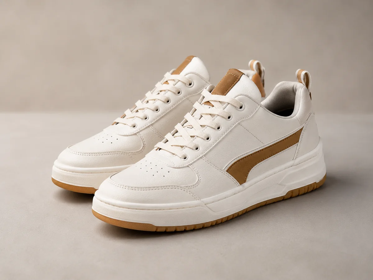 Shoe upper leather application