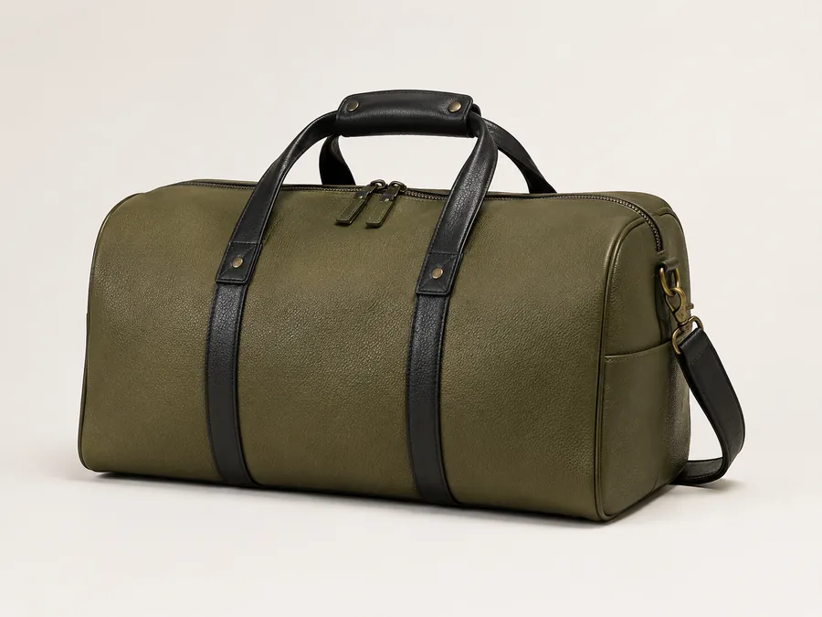 Artificial leather for travel bags and luggage production