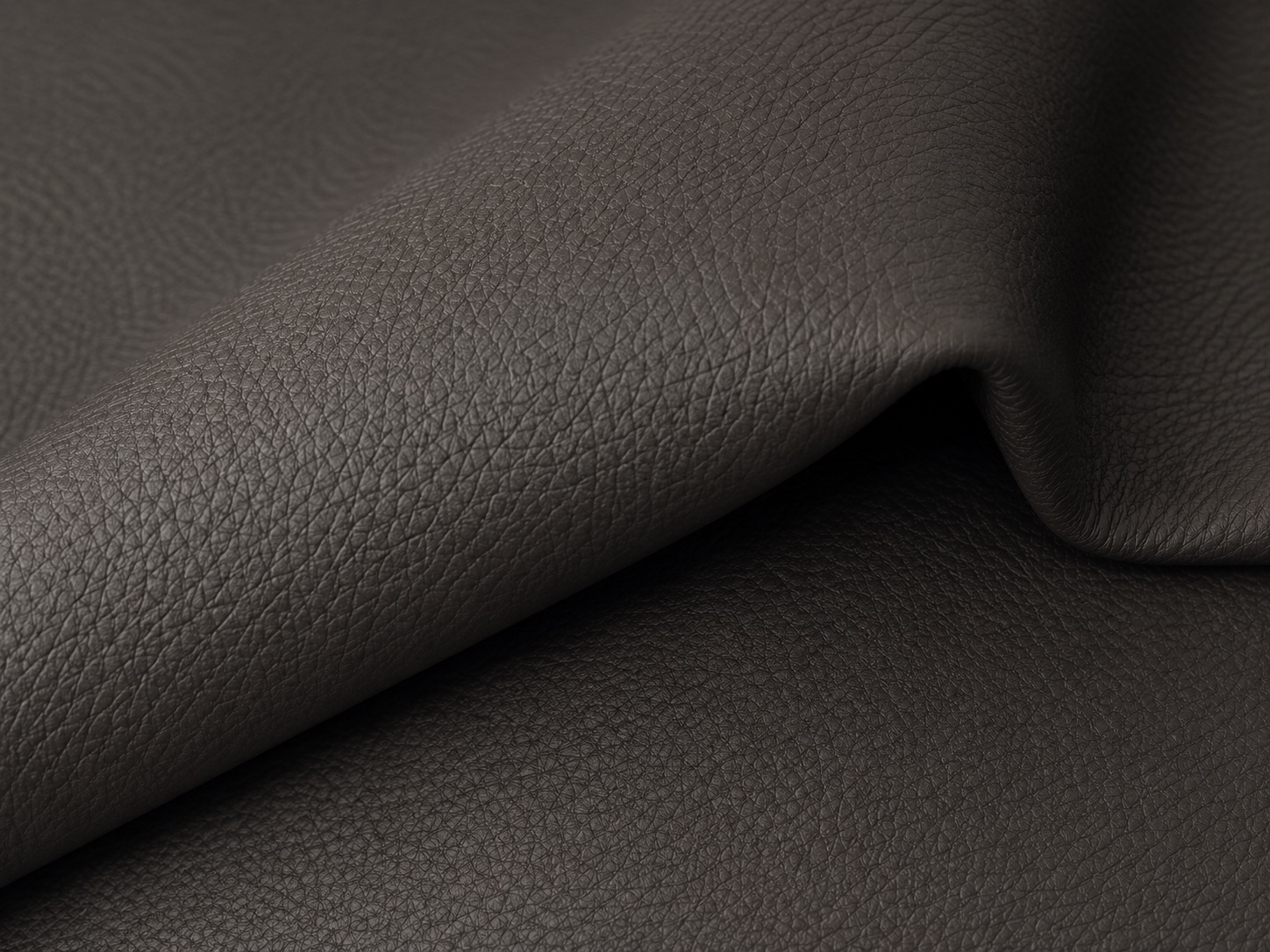 Soft black synthetic leather texture for furniture upholstery