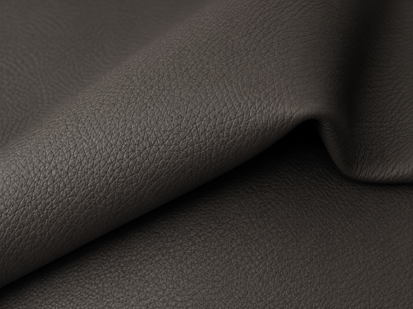 Soft black synthetic leather texture for furniture upholstery