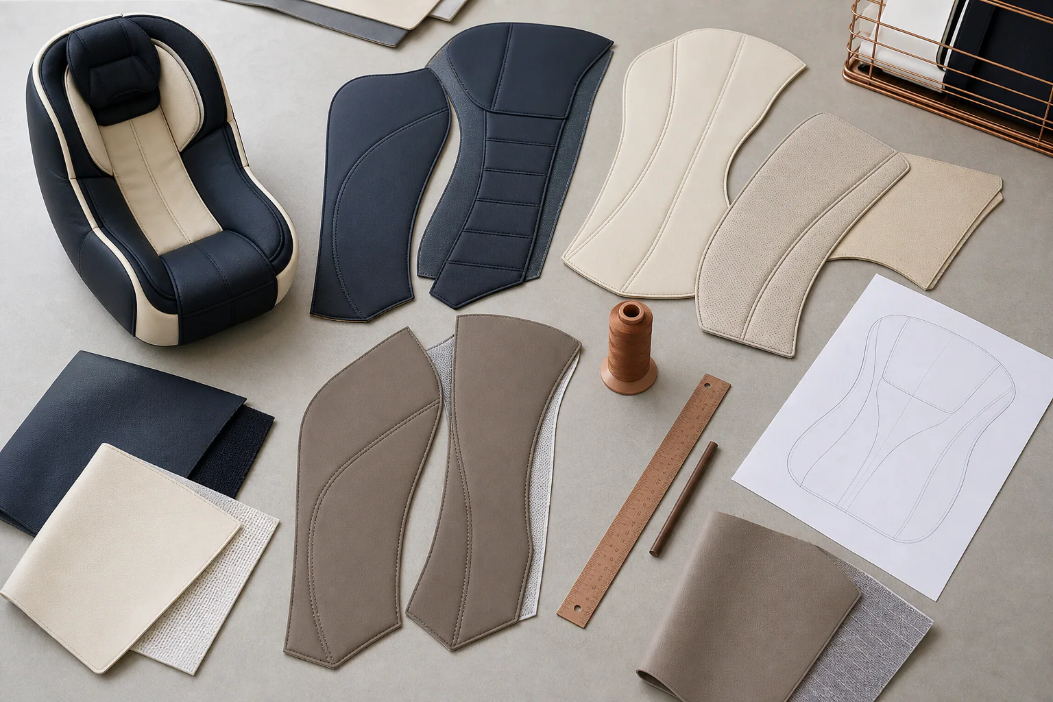Massage chair panel development workbench concept