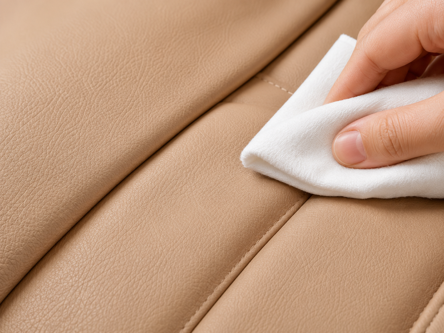 Easy clean synthetic leather for massage equipment
