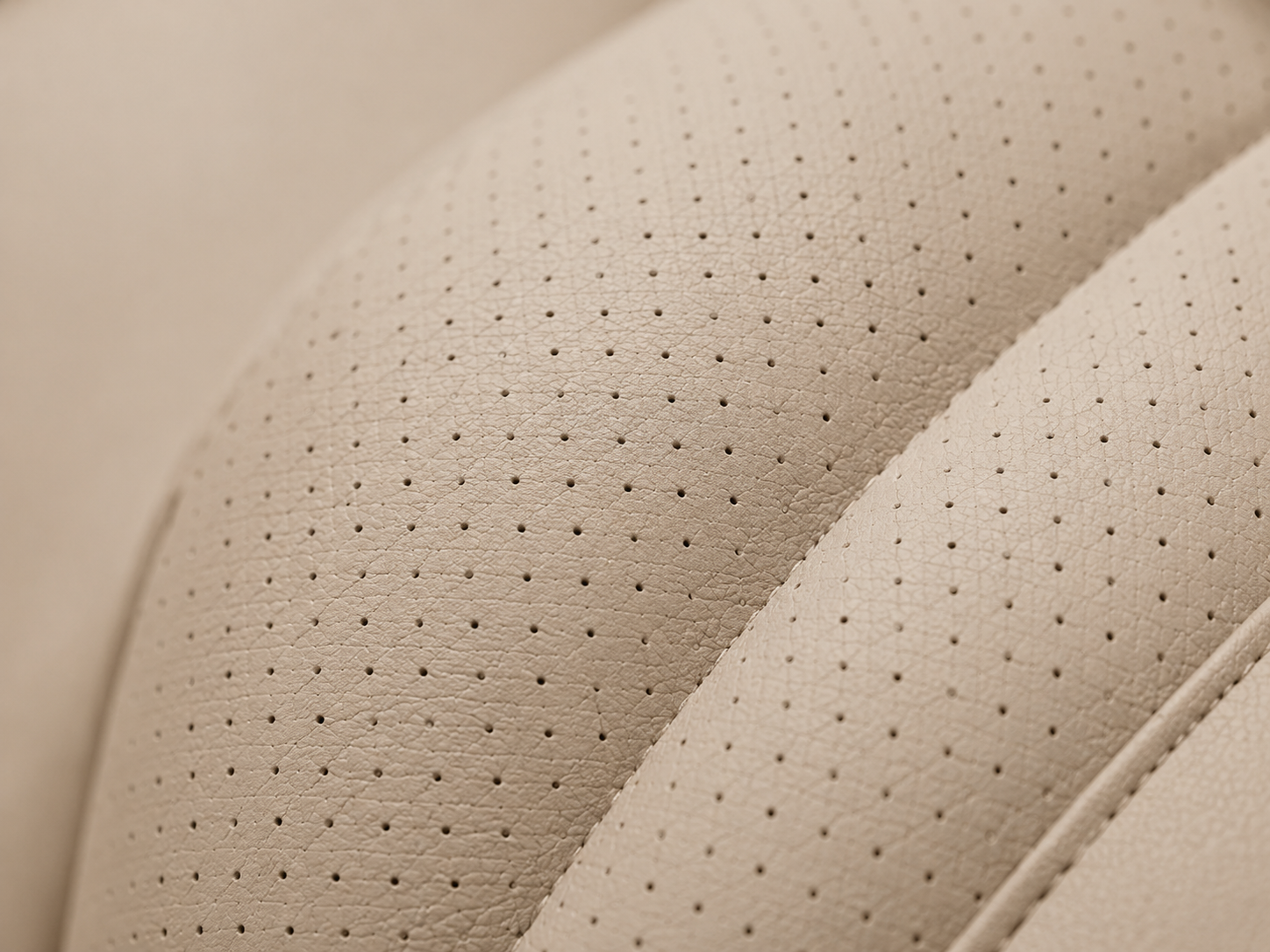 Perforated synthetic leather texture for wellness equipment