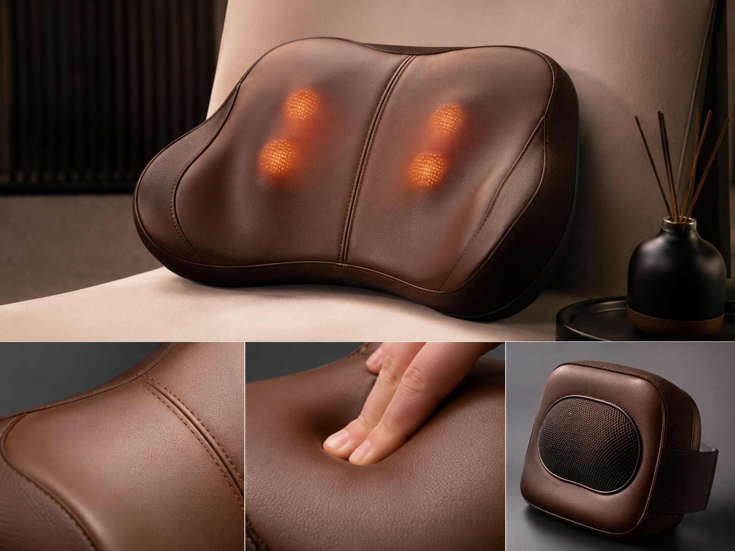 Cushion upholstery synthetic leather material