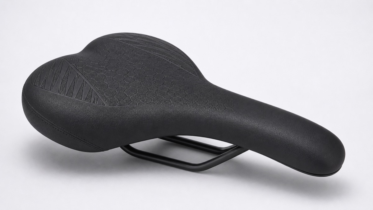 E-bike saddle identity zone