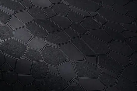 Fractured hex artificial leather texture